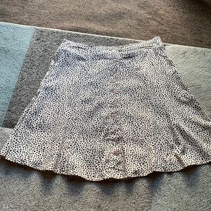 cheeta print skirt, never worn